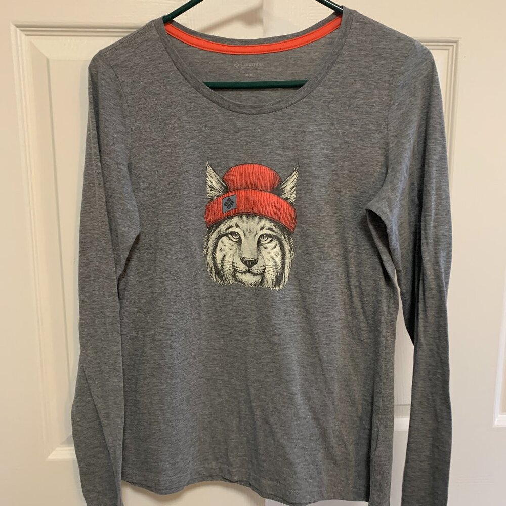 Columbia "Lynx in a Cap" Tee Shirt